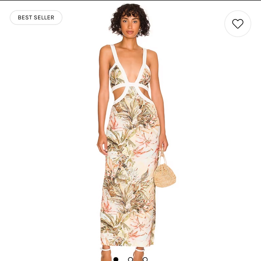 Significant Other Magda Dress in Painted Floral Print